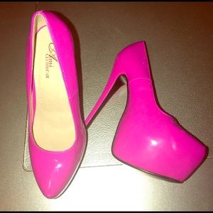 Hot Pink High Heels